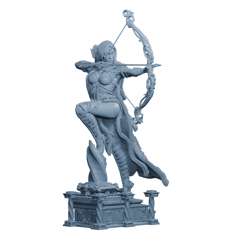 Aloe, High Elf Warrior - 150mm - 3D Print