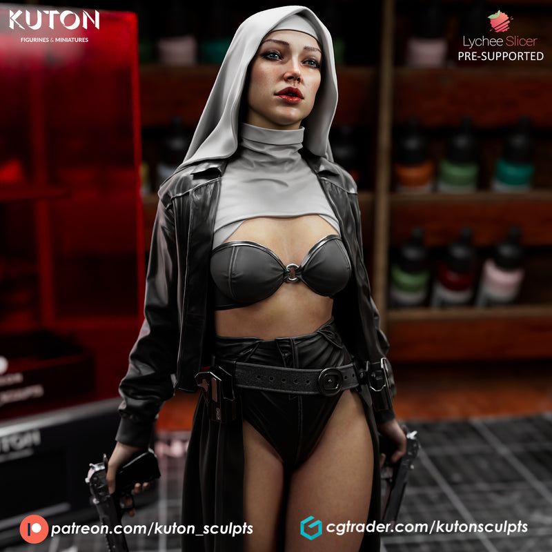 Warrior Nun - 3D Print