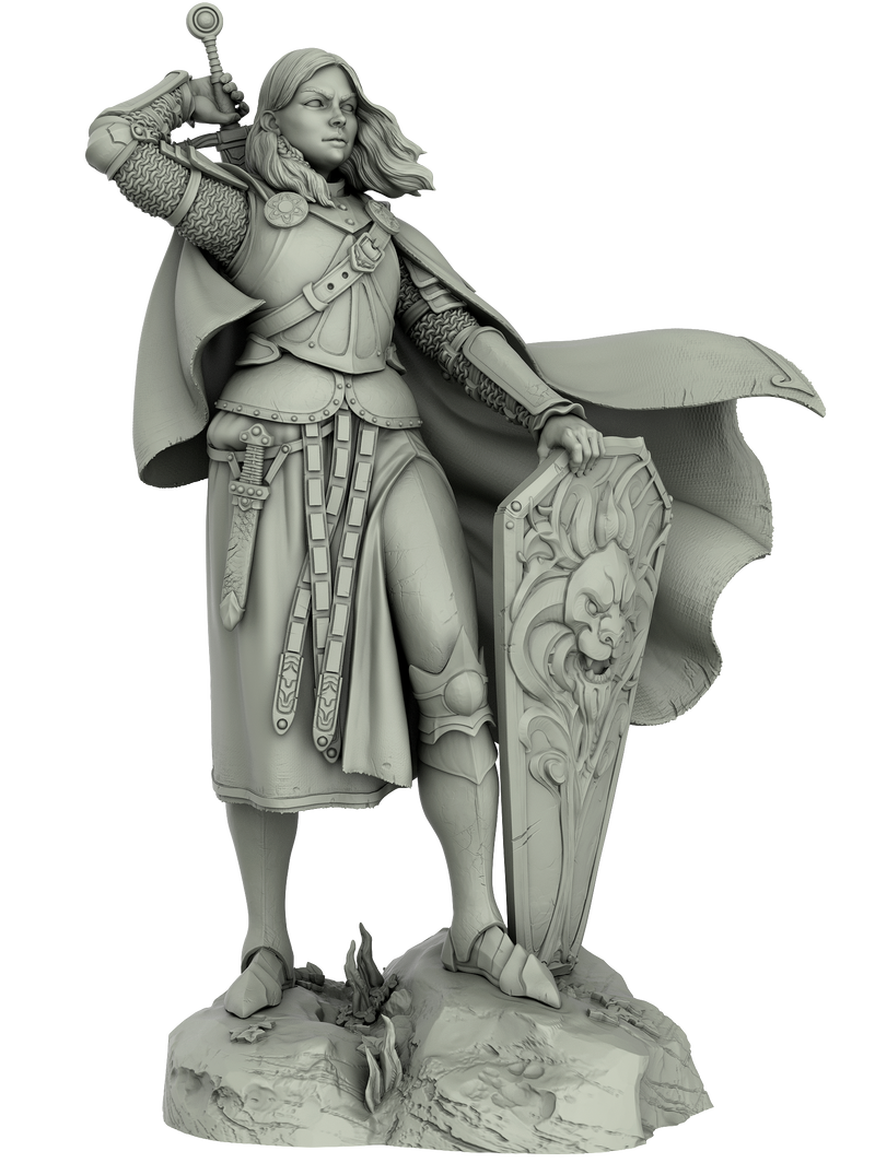 Olena the Knight - 3D Print