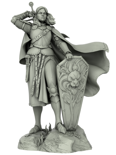 Olena the Knight - 3D Print