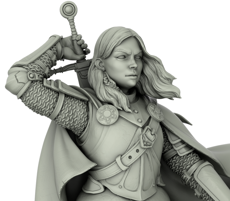 Olena the Knight - 3D Print