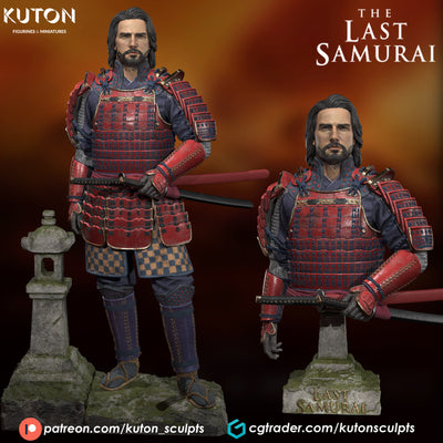 The Last Samurai Bust - 3D Print