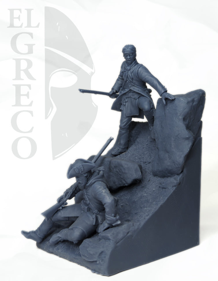 The Scouts, 1763 - 54mm - 3D Print