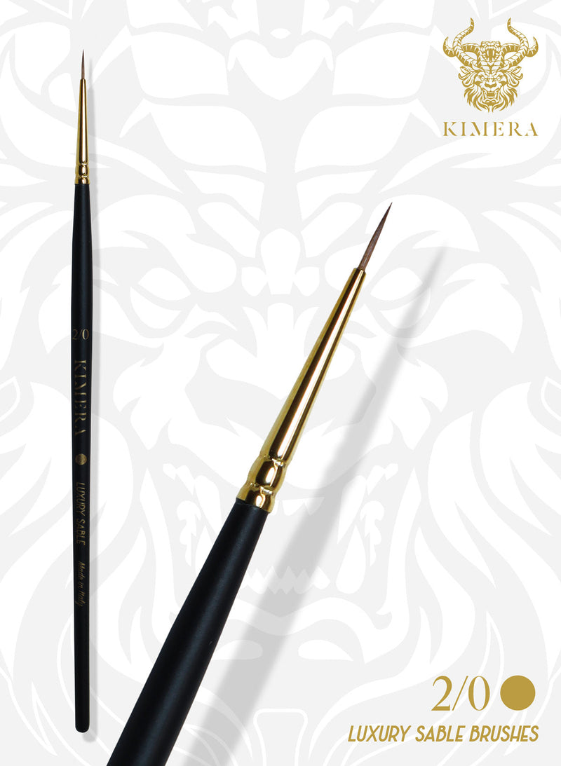 Kimera Brush Kolinski Sable No. 3-0 Round