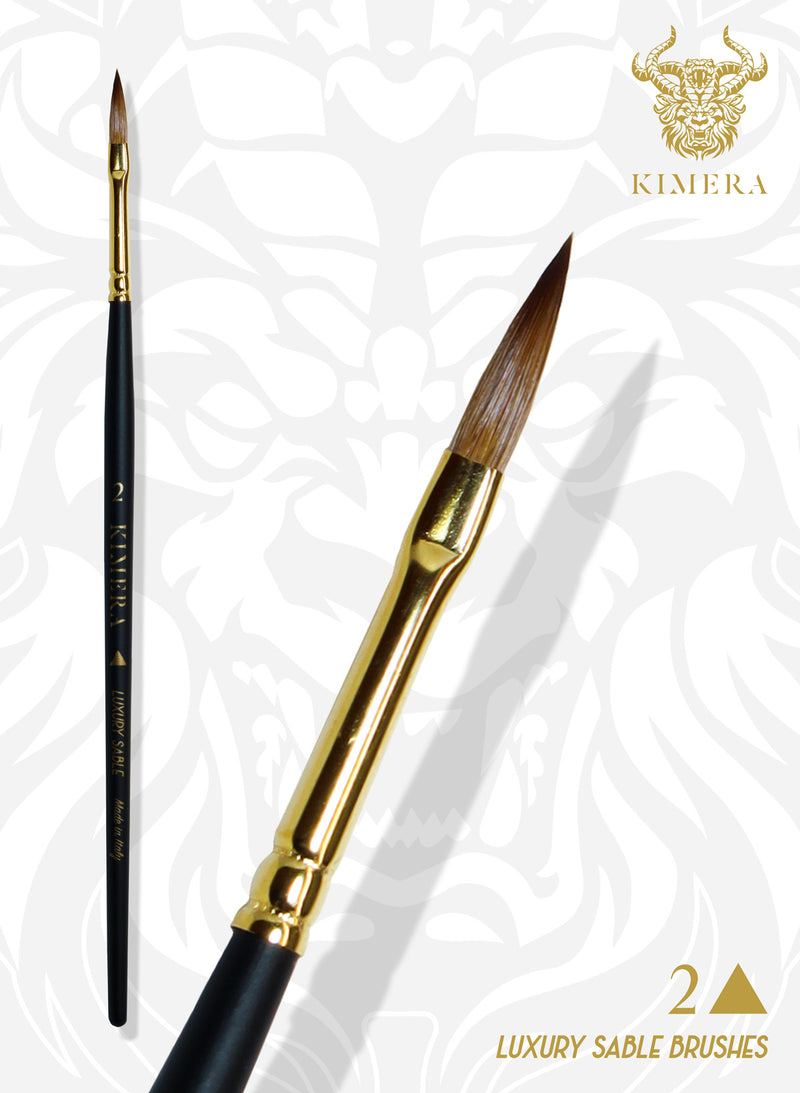 Kimera Brush Kolinski Sable No. 2 Arrow