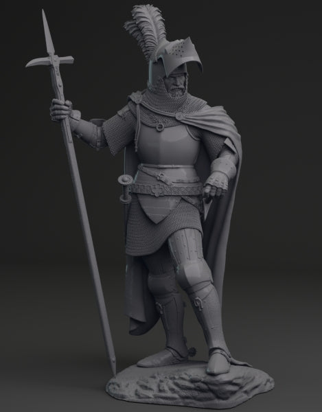European knight from the late 14th c- 75mm