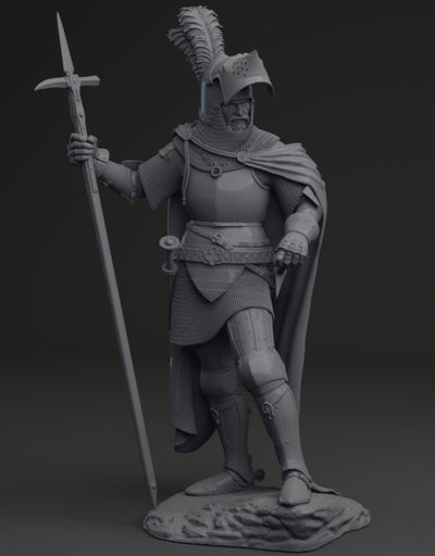 European knight from the late 14th c- 75mm