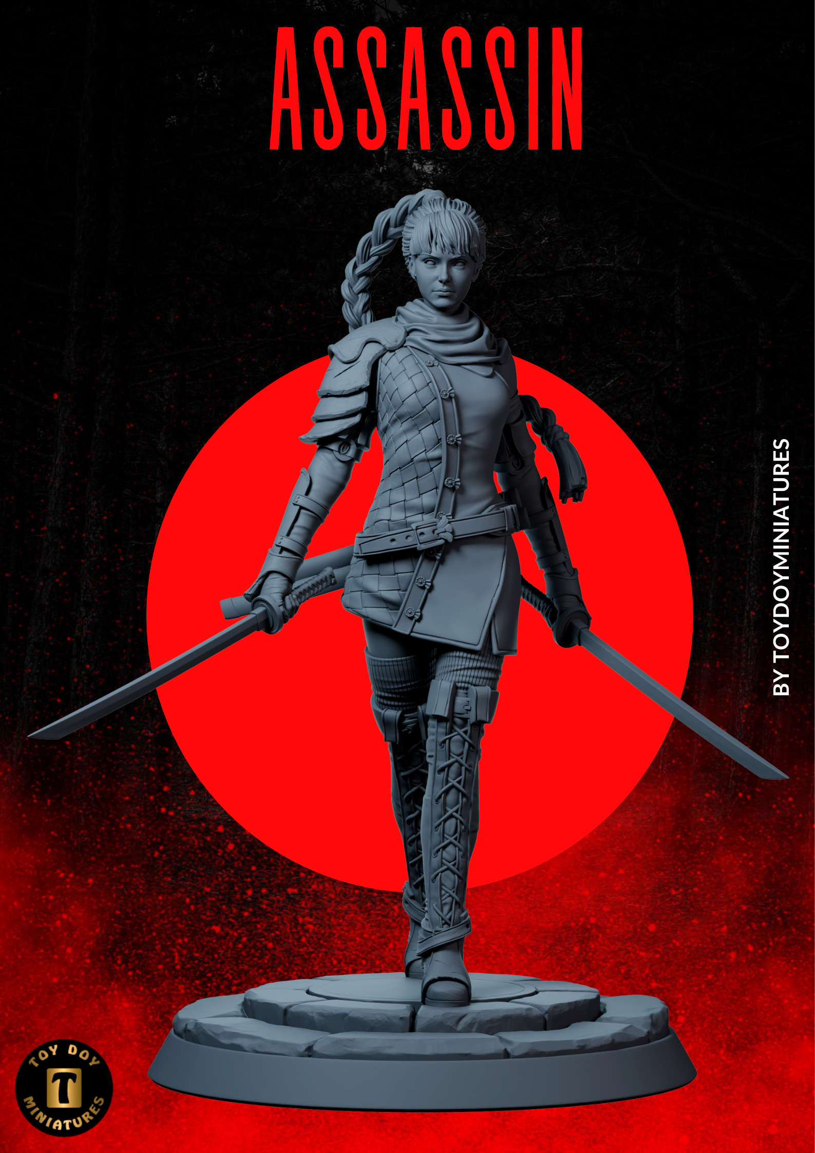Assassin - 3D Print - ToyDoy Miniatures - El Greco Miniatures – El ...