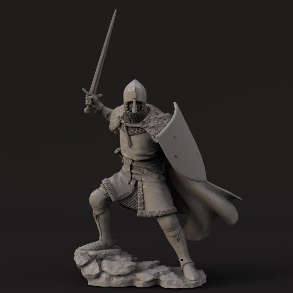 European knight, 1340-1350 - 75mm