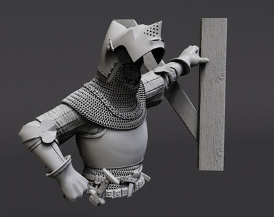 Awaiting the assault 1360-1370 years - Bust A