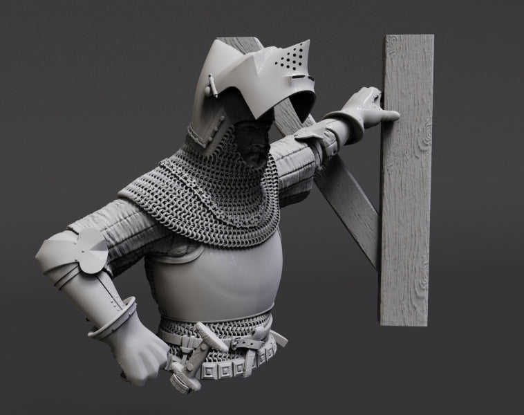 Awaiting the assault 1360-1370 years - Bust A