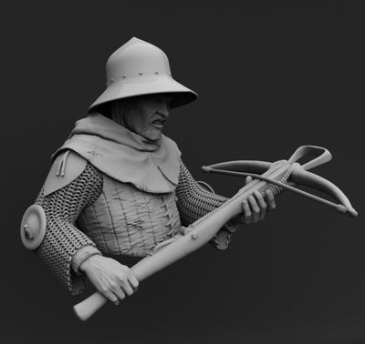 Awaiting the assault 1360-1370 years - Bust B