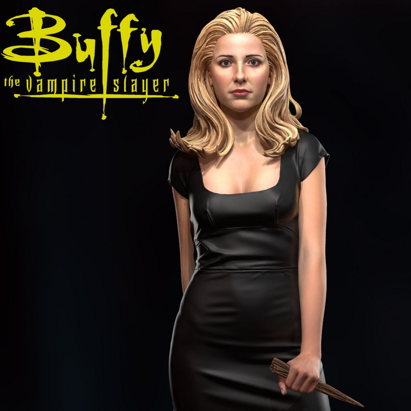 Buffy Bust - 3D Print - KUTON