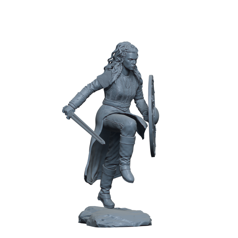 Lagertha the Shieldmaiden - 3D Print