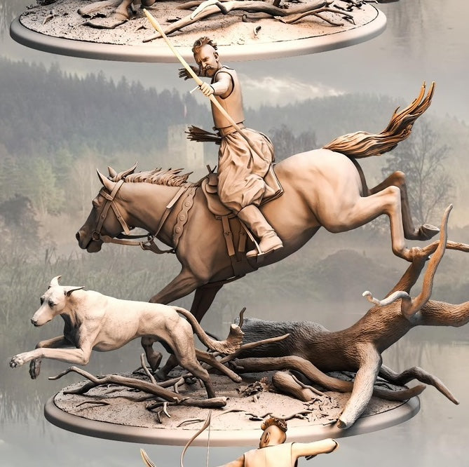 Cossack on the Hunt - 3D Print