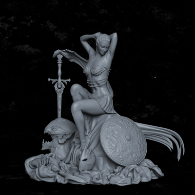 Beatrice, Paladin's Rest - 3D Print
