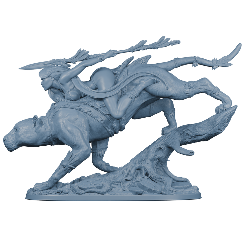 Dahlia, Panther Rider - 75mm - 3D Print