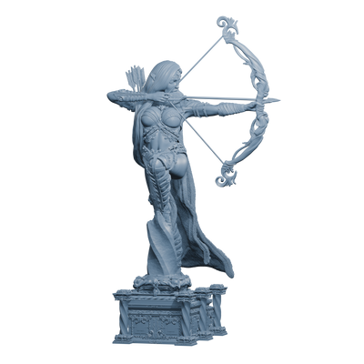 Aloe, High Elf Warrior - 150mm - 3D Print