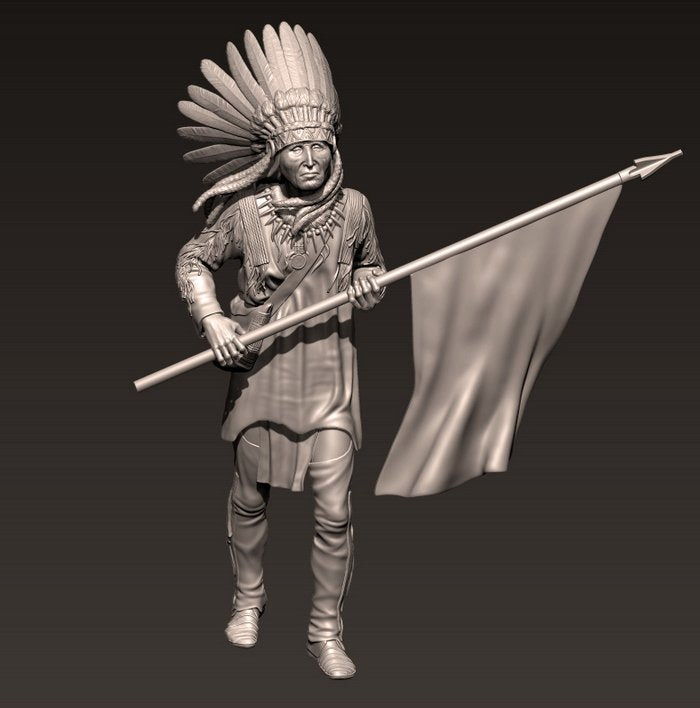 Indian "Old Chief" -75mm