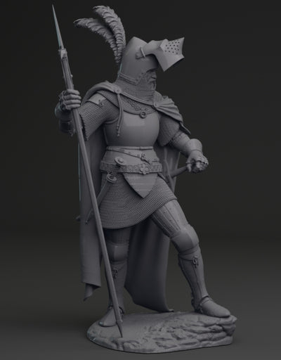 European knight from the late 14th c- 75mm