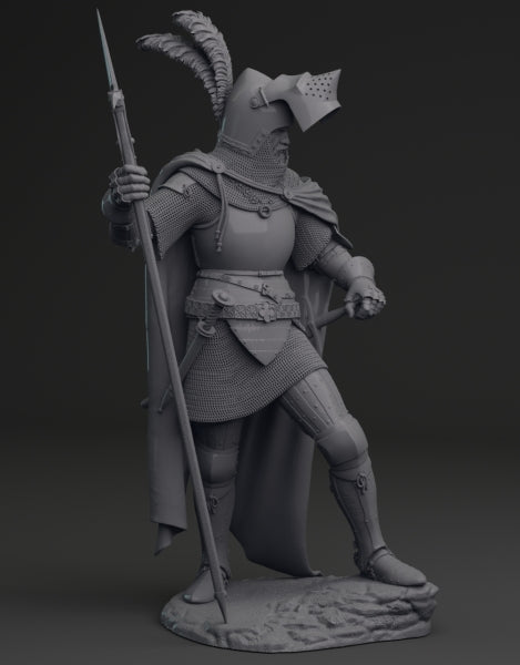 European knight from the late 14th c- 75mm
