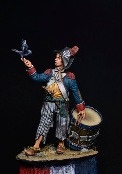 Young Drummer, French Revolution - 75mm