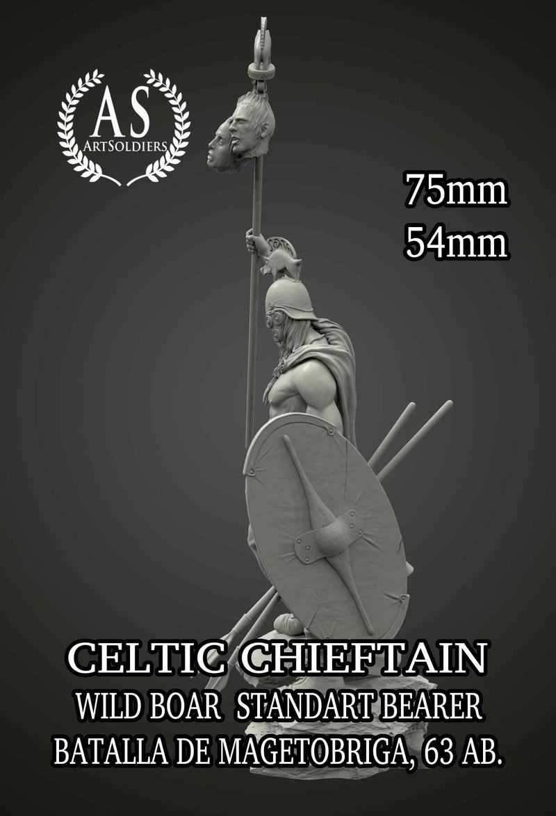 Celtic Chieftain (A) - 54mm