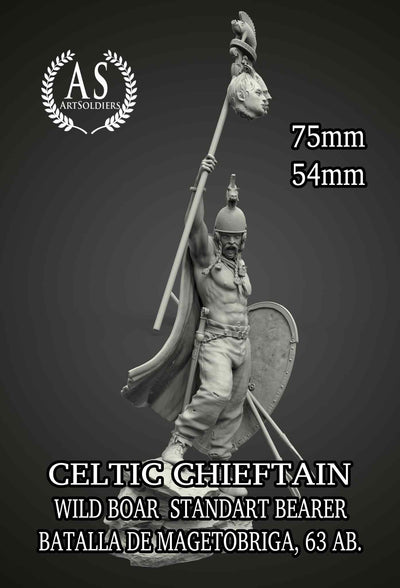 Celtic Chieftain (A) - 54mm
