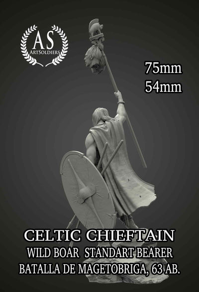 Celtic Chieftain (B) -54mm