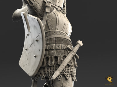 German Medieval Knight, XIV Century (120mm)