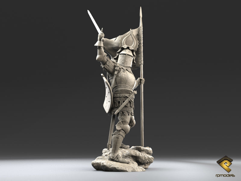 German Medieval Knight, XIV Century (120mm)