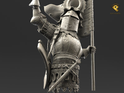 German Medieval Knight, XIV Century (120mm)
