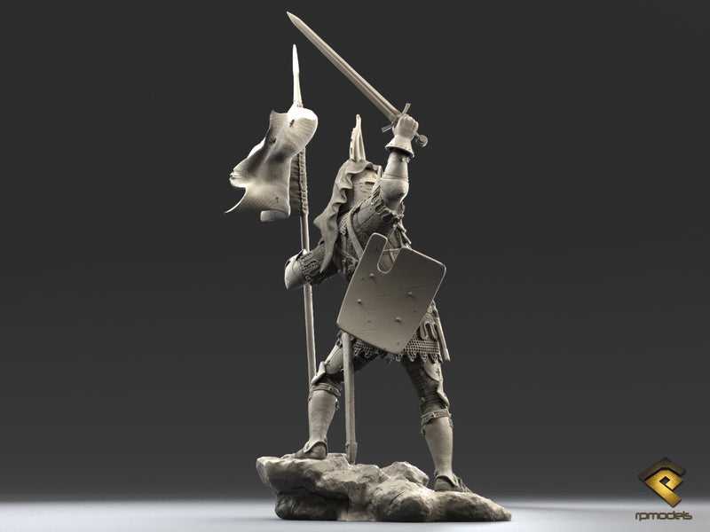 German Medieval Knight, XIV Century (75mm)