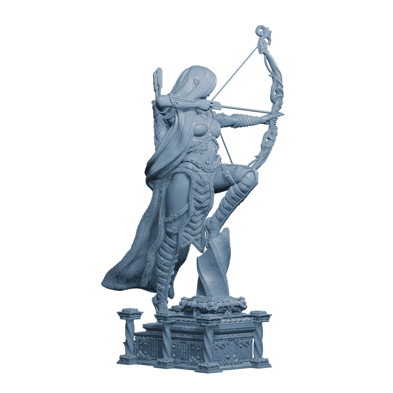 Aloe, High Elf Warrior - 150mm - 3D Print