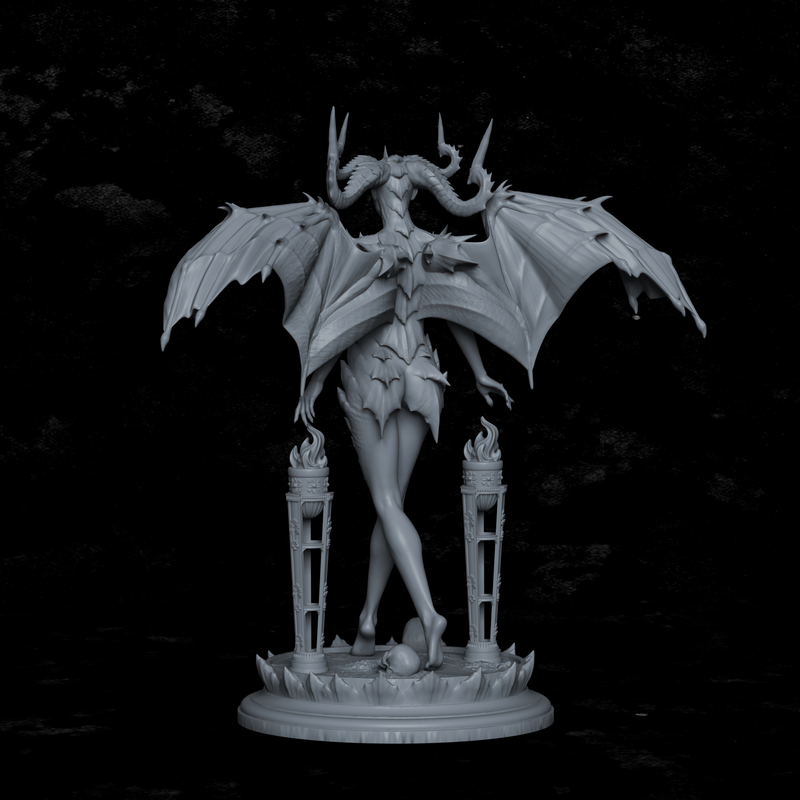 Zephyra, Queen of Dragonblood - 3D Print