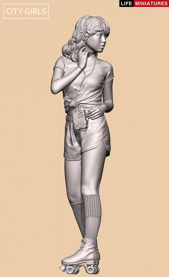 Arika, 1980s Roller Skating Girl (1/12 scale)
