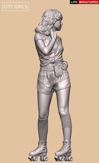 Arika, 1980s Roller Skating Girl (1/12 scale)