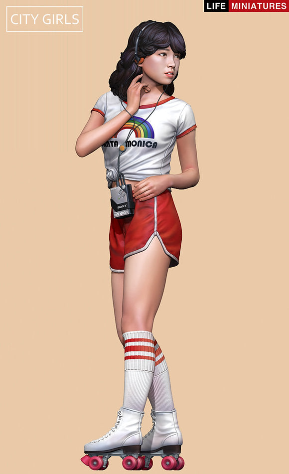 Arika, 1980s Roller Skating Girl (1/12 scale)