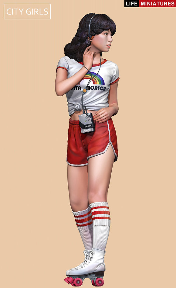 Arika, 1980s Roller Skating Girl (1/12 scale)