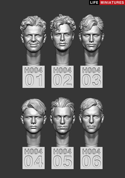 Bare Heads Set No.1 (1/35 scale)