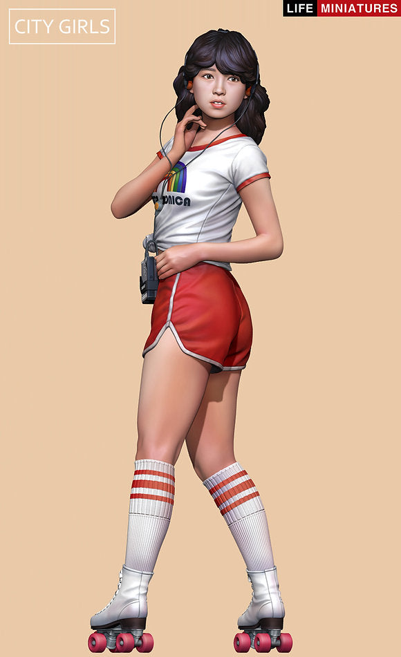Arika, 1980s Roller Skating Girl (1/12 scale)