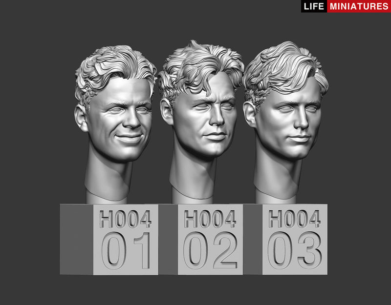 Bare Heads Set No.1 (1/35 scale)