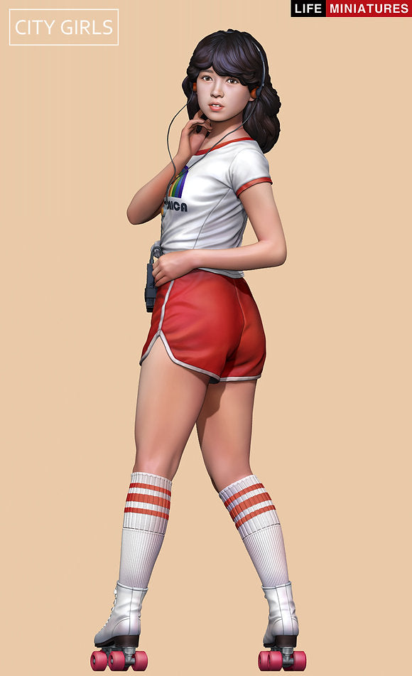 Arika, 1980s Roller Skating Girl (1/12 scale)