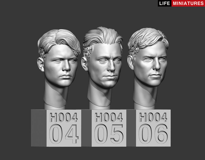 Bare Heads Set No.1 (1/35 scale)