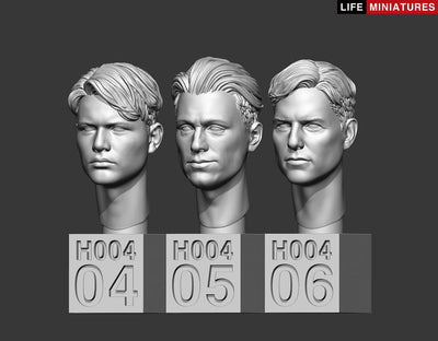 Bare Heads Set No.1 (1/35 scale)