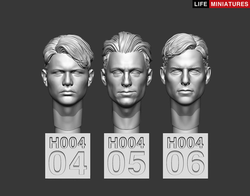 Bare Heads Set No.1 (1/35 scale)