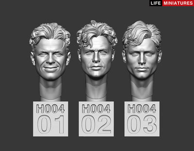 Bare Heads Set No.1 (1/35 scale)