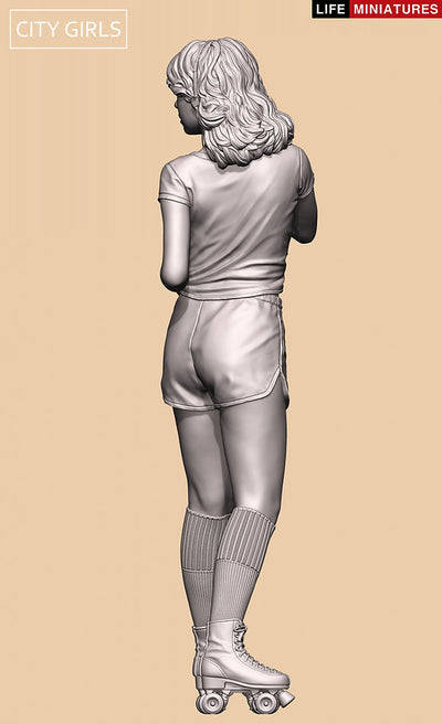 Arika, 1980s Roller Skating Girl (1/12 scale)