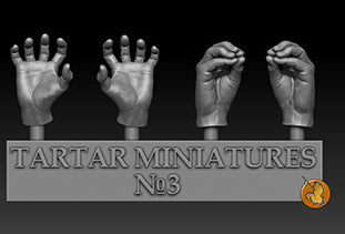 Hands no. 3 (1:35 scale)