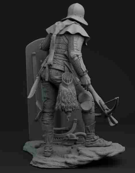 Crossbowman, XV Cent (54mm)